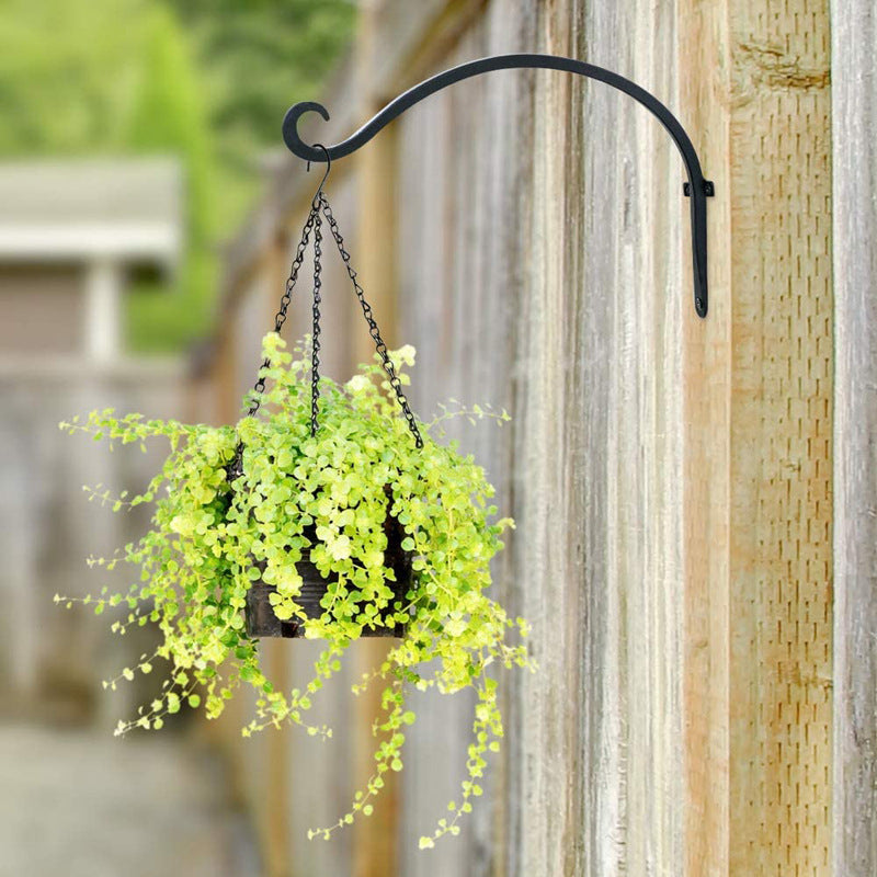 Plant Hanging Hooks Wall Brackets Iron with Screws Stand Decoration