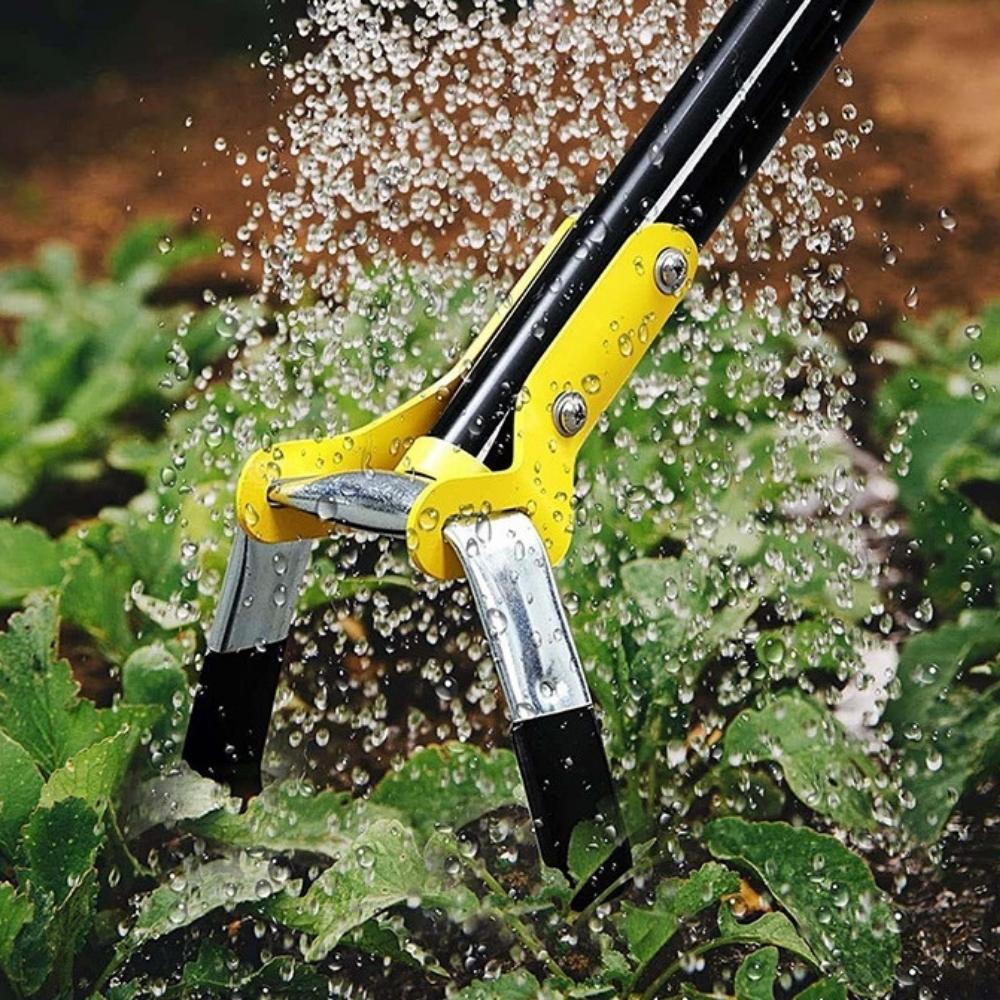 Garden Tool 42" Stainless Steel Adjustable Long Handle Weeding Hoe